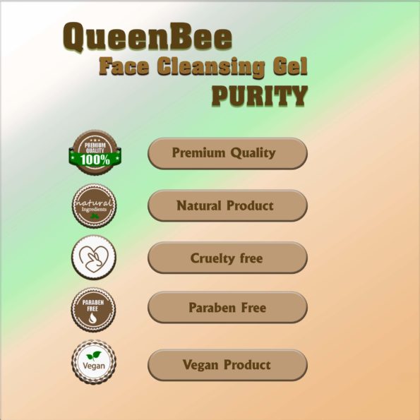 queen bee face cleansing gel